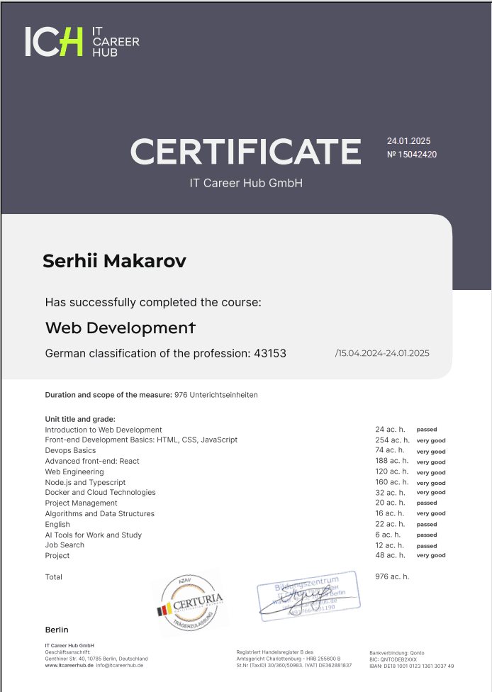 Web development